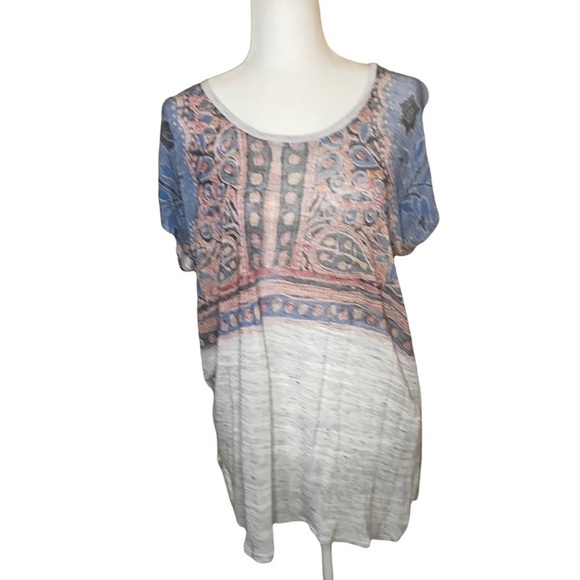 Lucky Brand crew neck short sleeve Tee Shirt - Picture 1 of 7